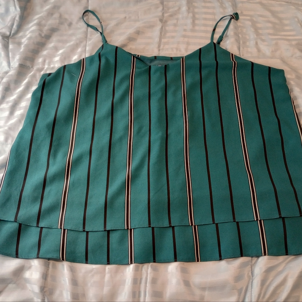 Flowy Skinny Strapped Tank - XL